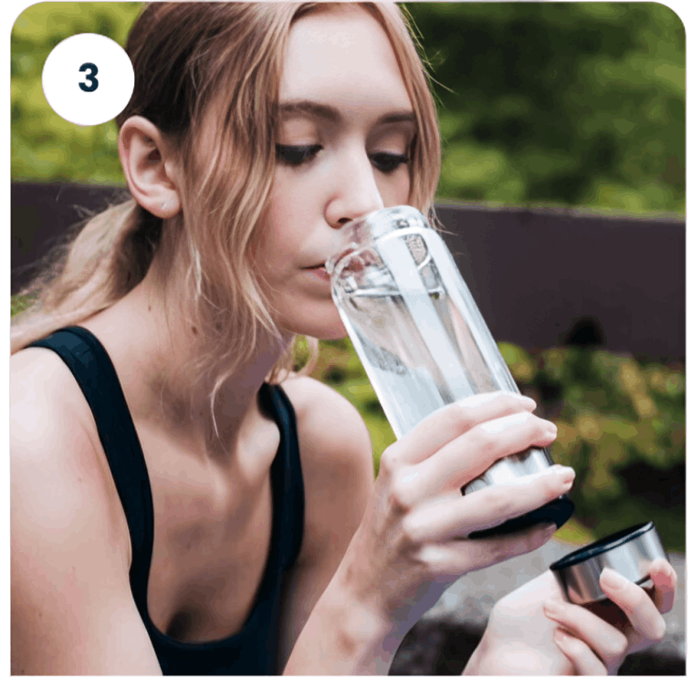 how to use AquaFusion Hydrogen Bottle