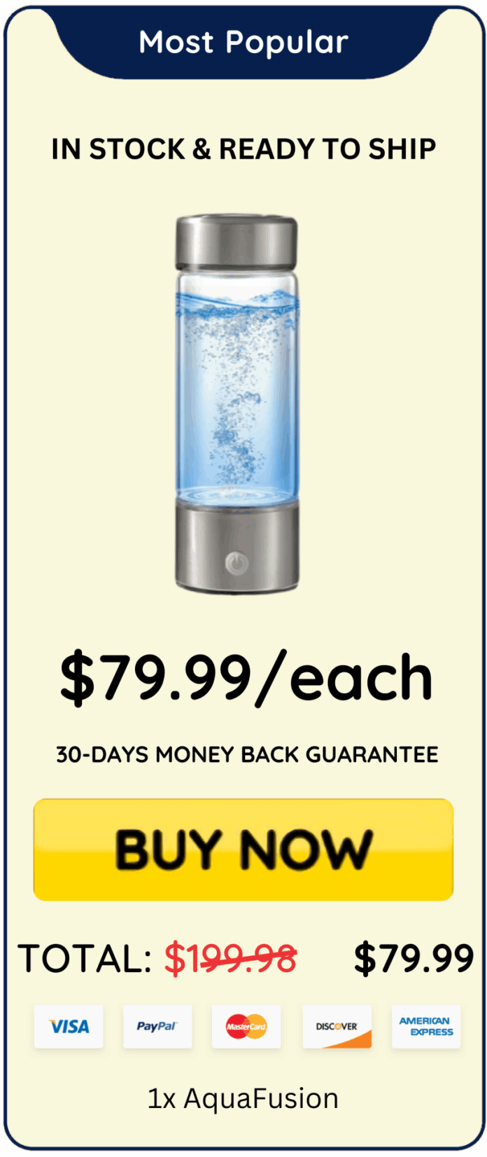 AquaFusion Hydrogen Bottle offer price 