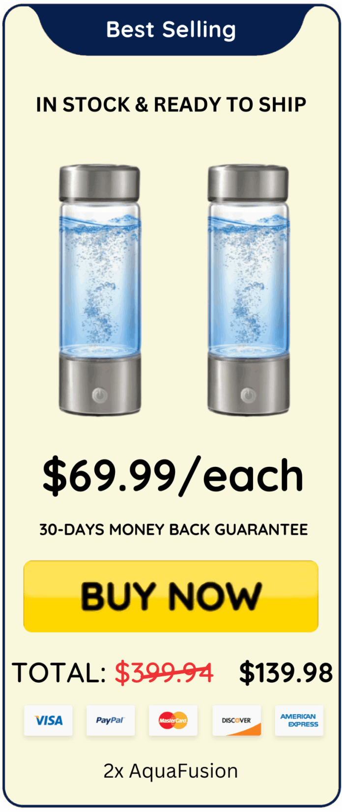 AquaFusion Hydrogen Bottle offer price 