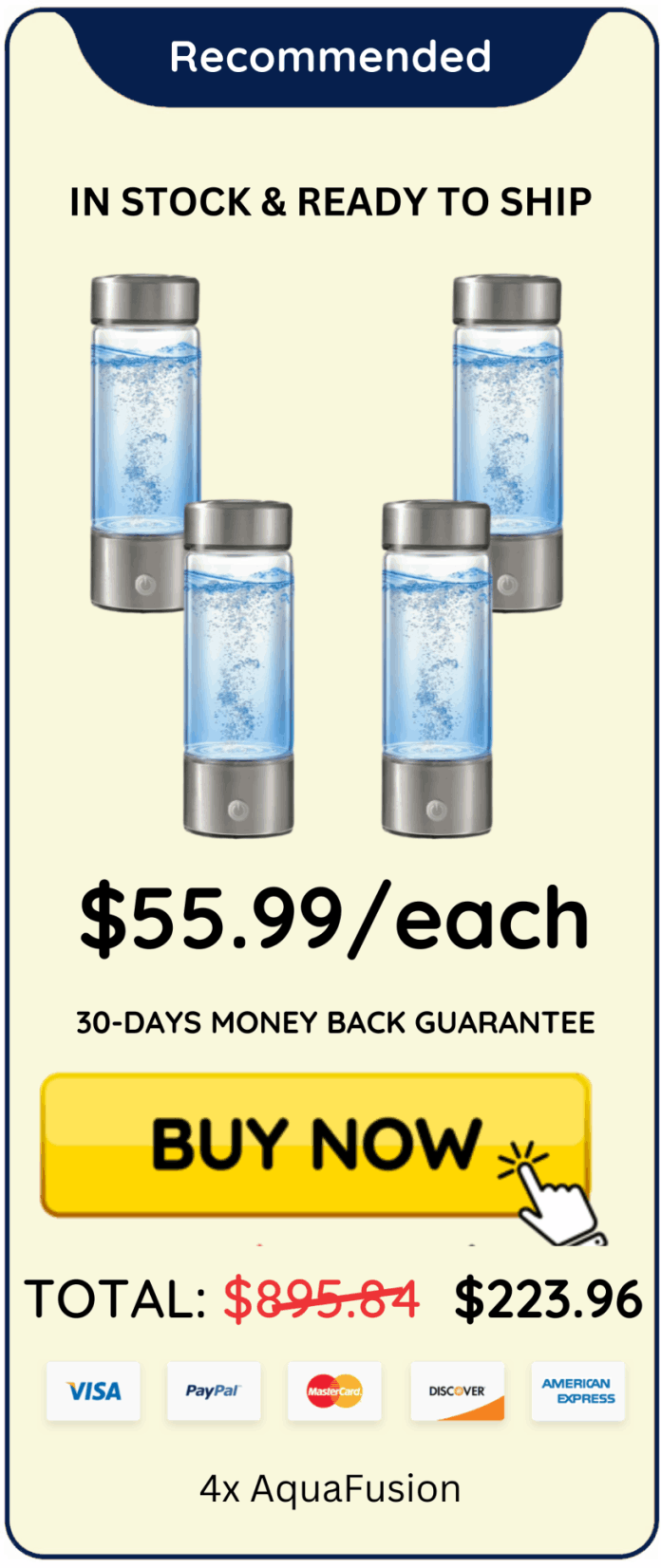 AquaFusion Hydrogen Bottle offer price 